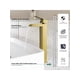 thumbnail image 2 of PARLOS Waterfall Vessel Sink Faucet Single Handle Tall Bathroom Vanity Mixer Tap One Hole With Water Supply Line, 2 of 4