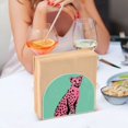 thumbnail image 3 of Yayeee Napkin Holder for Table Kitchen Paper Tissue Organization, Pink Cheetah, 3 of 8