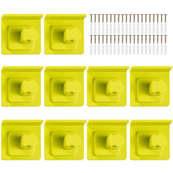 Soporte para herramientas MLYNZXJSY, paquete de 10, plástico ABS, montaje en pared