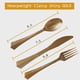 thumbnail image 4 of Black and Gold Party Supplies 175 Pieces Disposable Party Dinnerware Set, 4 of 5