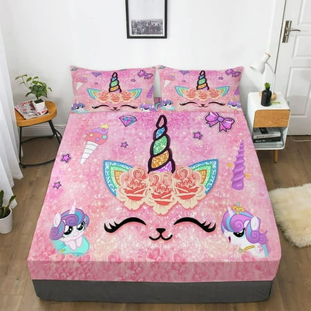 Bed sheets unicorn discount