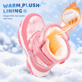 thumbnail image 6 of Stepedia Kids Boys Girls Winter Snow Boots Waterproof Outdoor Warm Faux Fur Lined Boots, 6 of 10