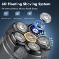 thumbnail image 2 of Prozing Rasoir pour Tête pour Hommes Chauves, Rasoir Électrique Magnétique avec Écran LED, Rasoir Sans Fil Rechargeable, 2 of 9