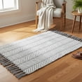 thumbnail image 2 of Handwoven Fern Rug 30" X 48" Gray - Set of 2, 2 of 4