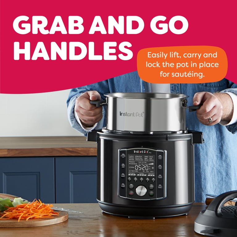Instant Pot Pro 6-Quart, Fast Multi Programmable 10-in-1 Electric