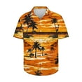 thumbnail image 4 of JXMVOJ Men's Hawaii Print Casual Button-Up Shirt, Lightweight Polyester Summer Tops for Outdoor, Party, Wedding, Casual Daily Wear, 4 of 5