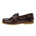thumbnail image 3 of Sail Men' Premium Boat Shoes, Redwood, 11, 3 of 7