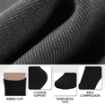 thumbnail image 4 of YOMYM Women Crew Socks, Soft Cotton Dress Socks Pack Athletic Socks for Women, Size 5-9, 10 Pairs, 4 of 7