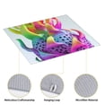 thumbnail image 3 of Uemuo Colorful Glitter Dagon Fruit Pattern Dish Drying Mat,16*18 inch Absorbent Dish Drainer Kitchen Counter,Large Size Dish Drying Pad for Countertops,Sinks,Draining Racks, 3 of 6