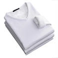 thumbnail image 3 of Blekii Men's V-Neck Thermal Shirt, Fleece Lined Base Layer Top, Thickened Warm Undershirt for Winter, Soft Brushed Interior, Comfortable for All-Day Wear, Essential Cold Weather, 3 of 6