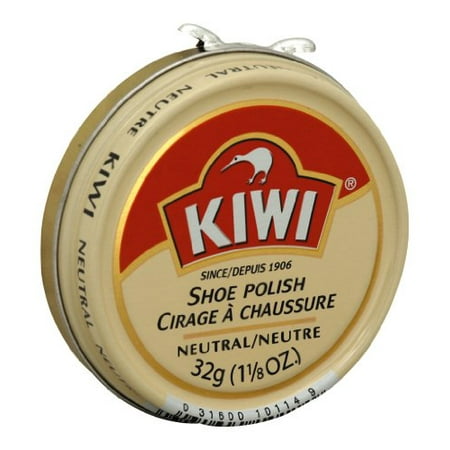 Kiwi Neutral Shoe Polish, 1-1/8 oz (Best Shoe Polish For Leather Shoes)