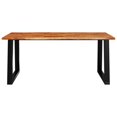 thumbnail image 2 of vidaXL Dining Table with Live Edge 180x90x75 cm Solid Wood Acacia, 2 of 5