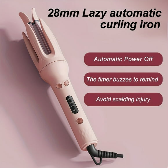 28mm Large Barrel Automatic Hair Curler, Advanced Negative Ion Generator, Intelligent Timer & Sensor, Auto Shut-Off For Safety, Easy To Use And Stylish Hair Styling Solution