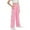 Pink, variant on AWZXDE Girls Pants for Big Kids Side Detail Elastic Waist Drawstring Casual Trousers for Daily Wear Navy,11-12 Years