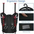 thumbnail image 5 of WOLT | Baseball Bag Backpack--Youth Girls Baseball Equipment 29L Polyester New Pink, 5 of 6