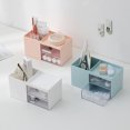 thumbnail image 1 of Desk Organizer And Accessories,Supply Organizer With 2 Drawers Simple Design Desktop Stationery Storage Suit For Office ,School,Room, 1 of 6