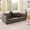Gray, variant on 55" Large Elevated Dog Couch with Armrests and Tufted Backrest, Dog Sofa for Small/Medium/ Large Dogs, Upholstered Loveseat Pet Bed with Nailhead Trim