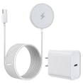 thumbnail image 1 of Cargador inalámbrico magnético VOWSVOWS 15W para iPhone con adaptador, 1 of 7