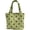 green, variant on Hfppkn Polka Dot Corduroy Lunch Handbag Reusable Small Tote Bag for Work Picnic 17x13x21cm Green