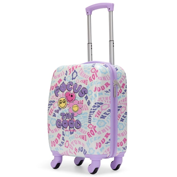 SMILEYWORLD Happy Traveler 18" Airline Approved Carry-on Suitcase
