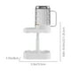 thumbnail image 3 of Juego de Soporte para Cepillos de Dientes de Baño | Portavasos para Cepillos de Dientes para Parejas | Organizador de Plástico para Cepillos de Dientes con Base de Drenaje Que Ahorra Espacio | Diseño, 3 of 6