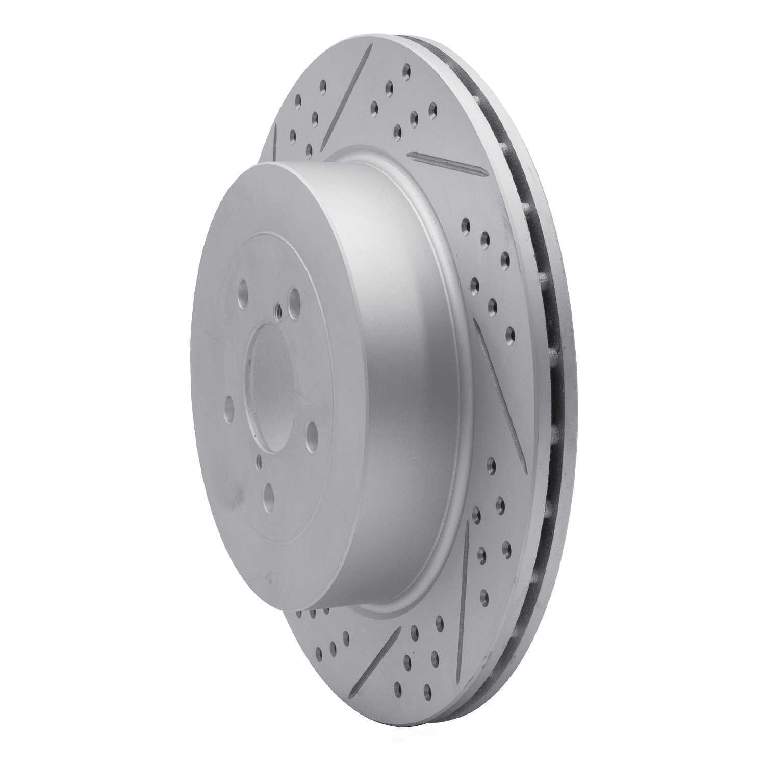 Dynamic Friction Company 830-13015L DFC Geoperformance Rotor - Drilled and Slotted