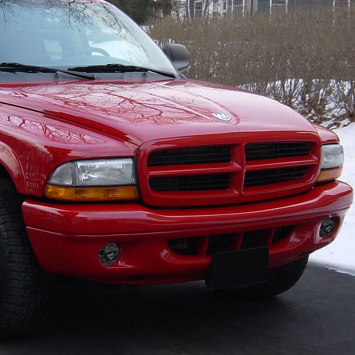 DNA Motoring For 01-04 Dodge Dakota Durango Smoked Lens Front Driving Fog Lights Replacement