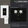 thumbnail image 5 of TOPGREENER Motion Sensor Switch with Ambient Light Level, Occupancy & Vacancy Modes, No Neutral Required, Ground Wire Required, 150W LED/CFL, Single Pole, TDOS5-JM-W-2PCS, White, 2 Pack, 5 of 6