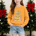thumbnail image 4 of Cowsor Chandails en Molleton pour Filles Enfants Mignon Graphique Col Rond Chandail Tops Xmas Manches Longues Chemises de Vacances, 4 of 6