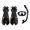 Black, variant on 180 Degree Panoramic Snorkels Face Cover Goggles Scubas Diving Snorkeling Freediving Swimming Glasses Diving Snorkels Fa