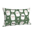thumbnail image 2 of Disketp Pillow Covers Alpaca Faces Pattern Throw Pillow Case Cushion Covers,Cushion For Bedroom,Couch,Home-14"X20", 2 of 8
