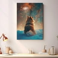 thumbnail image 4 of Pomeranian Dog Art Print Poster, Wall art Canvas Painting Decor, Dog Pop Starry Night Art Home Decor Artwork For Bedroom Living Room Bathroom Décor, 4 of 6