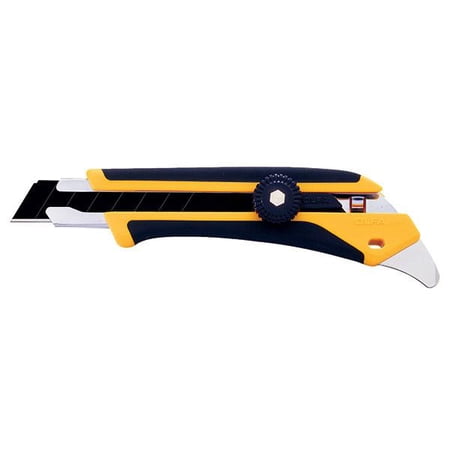 OLFA L-5 Utility Knife, Utility, Carpeting; Drywall; Wallcovering, 6-39/64" L