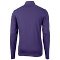 thumbnail image 3 of Men's Cutter & Buck  Purple Kansas State Wildcats Vault DryTec Virtue Eco Pique Recycled Quarter-Zip Top, 3 of 3