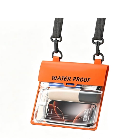 Large Capacity Crossbody Waterproof Phone Pouch Touch Screen Friendly Dry Bag For Swimming Drifting Universal Waterproof Case For Photography Hot Spring