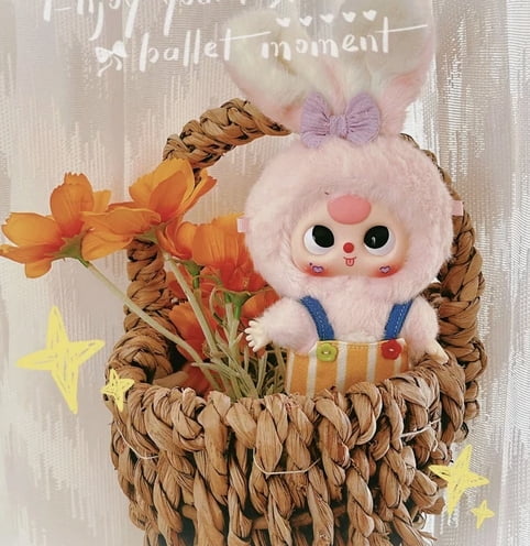 Baby Three Macaron Bunny Series Blind Box Figure Plush Toy-