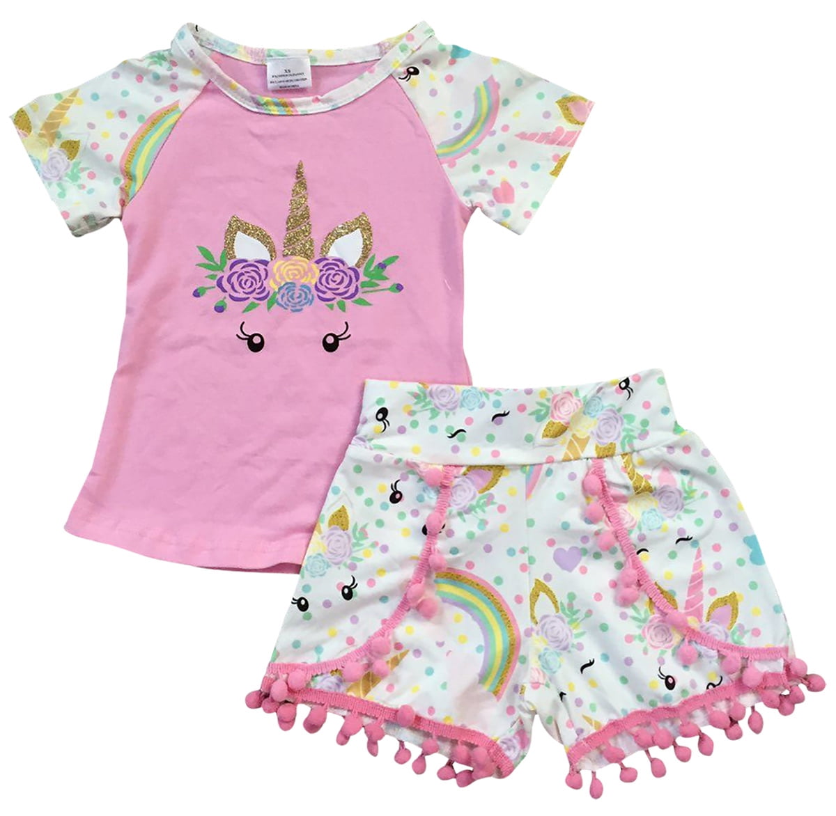 unicorn shorts girls