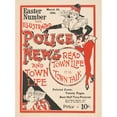 thumbnail image 2 of C.R.H 19x24 Black Ornate Framed Double Matted Museum Art Print Titled: The Illustrated Police News and Town Life (1896), 2 of 5