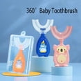 thumbnail image 2 of Cepillo De Dientes De Silicona En Forma De U Para Niños De 2 A 12 Años 360 ° Limpieza De Cavidad Oral Para Bebés Gao Jinjia unisex, 2 of 2