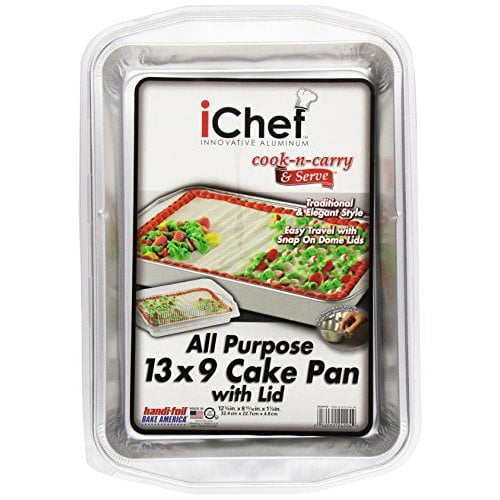 HandiFoil iChef 9" x 13" AllPurpose Cake Pan with Lid