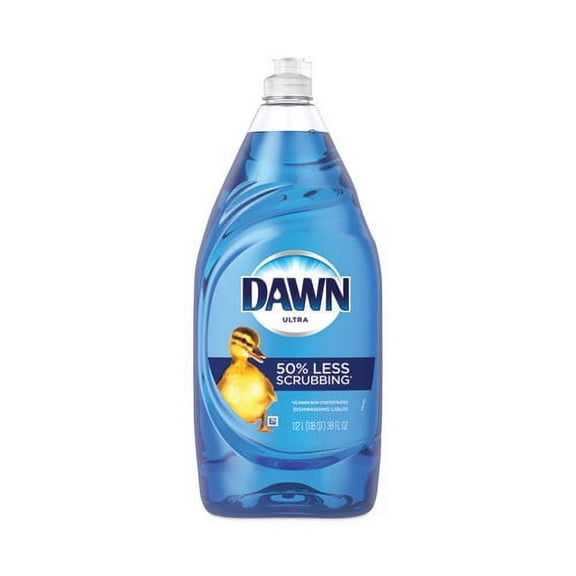 Ultra Liquid Dish Detergent, Dawn Original, 38 oz Bottle | Bundle of 5 Each