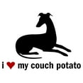 thumbnail image 3 of CafePress - I Love My Couch Potato Whippet Pajamas - Women's Short Sleeve Print T-Shirt and Pants Light Cotton Pajama Set, 3 of 7