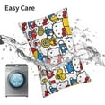 thumbnail image 6 of Lsque Sanrio Pattern Bedding Waterproof Pillow Protector Zippered Queen – Bed Bug Proof Pillow Encasement-16"x24", 6 of 6