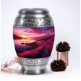 thumbnail image 5 of Lavender Dusk Urns For Ashes Adult Male Large - Burial Urns For Adult Human Ashes - Cremation Urns For Human Ashes Adult Female - Cremation Urns Large Adult - Ashes Urns Human Remains (Size - 10 inch), 5 of 5
