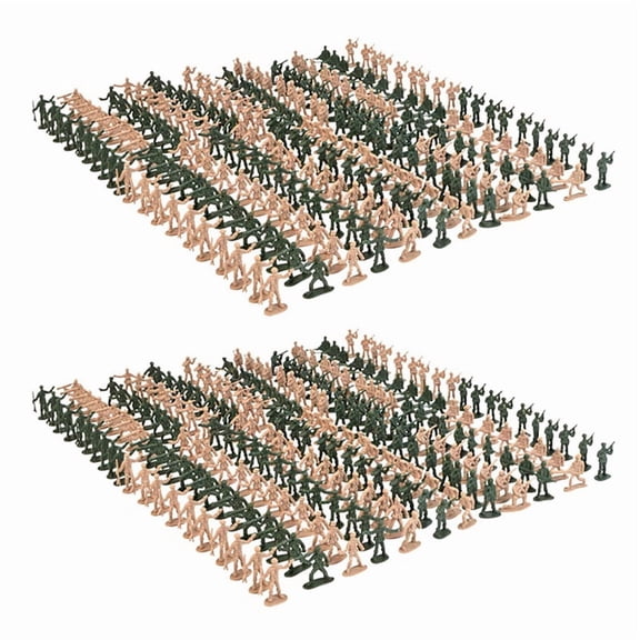 720Pcs 1/72 DIY Simulation Plastic Soldiers Figurine Figures Model Mini  Figures Sand Table Accessories