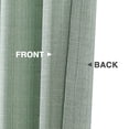 thumbnail image 3 of Cortinas Jinchan 244 cm Textura de Lino 2 Paneles Verde, 3 of 6