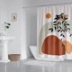 thumbnail image 4 of Cortina de ducha de tela abstracta moderna, estilo bohemio elegante para baño, 180 x 180 cm brillar  Electrónica, 4 of 5