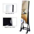 thumbnail image 4 of Costway LED Jewelry Cabinet Standing Armoire Organizer w/ Bevel Edge Full Size Mirror, 4 of 10