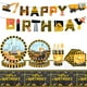 thumbnail image 1 of Camión de construcción, excavadora, carretilla elevadora, fiesta de construcción, niño, vaso de papel, plato de papel, mantel, pancarta, suministros de decoración de cumpleaños, 1 of 5