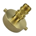 thumbnail image 1 of Brass Fire Hydrant Fitting 2-1/2 Inch  Female X 3/4 Inch GHT Male Hose Adapter, Construction for Firefighting, 1 of 6